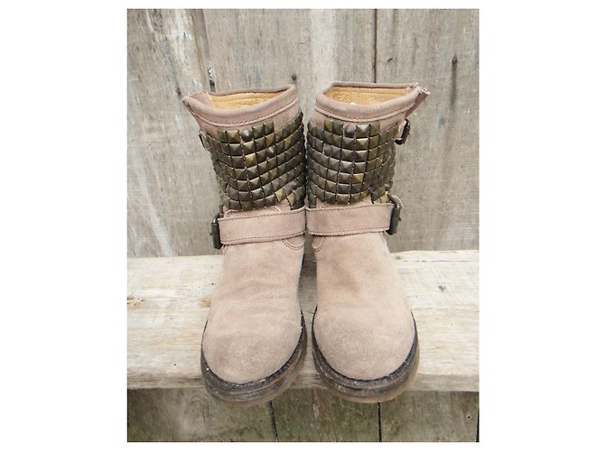 Botines Ash modelo Titan p 36 Beige - vista 6