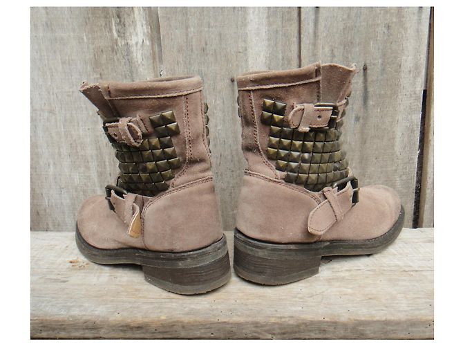 Botines Ash modelo Titan p 36 Beige - vista 7
