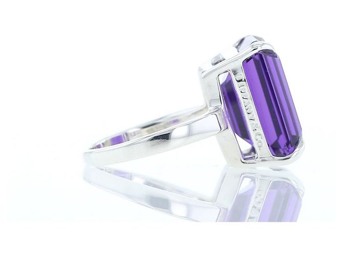 Tiffany & Co Sparklers Ring in Silber und Amethyst - Ansicht 3