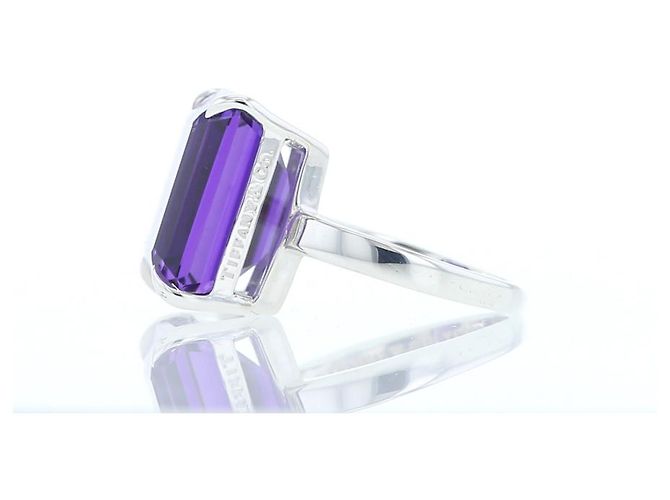 Tiffany & Co Sparklers Ring in Silber und Amethyst - Ansicht 5