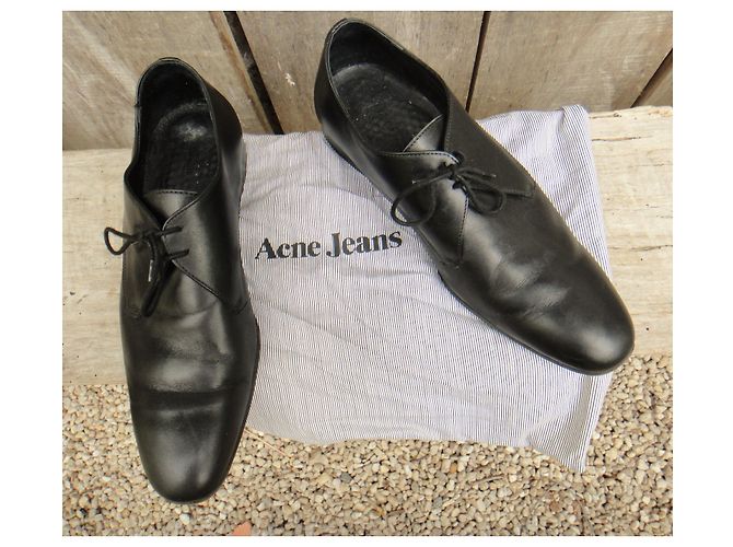 derbies Acne Jeans p 42 Noir - vue 3