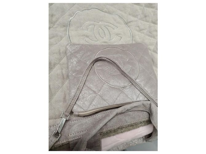 Bolso tote Chanel XL edición limitada Beige Gris - vista 6