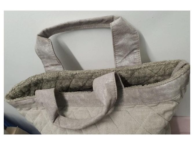 Bolso tote Chanel XL edición limitada Beige Gris - vista 7