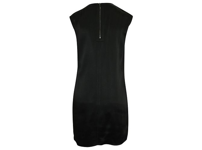 Helmut Lang Geprägtes Minikleid aus schwarzem Polyester - Ansicht 3