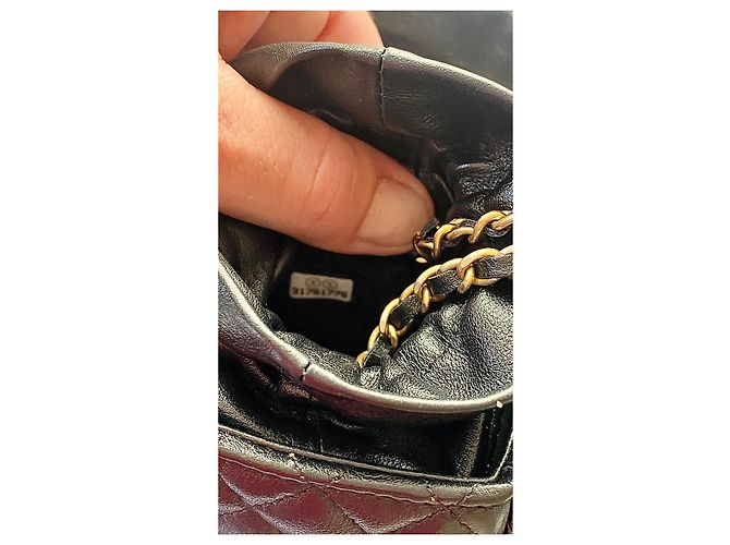 Trendy CC Chanel Micro-Sammlertasche Schwarz - Ansicht 2