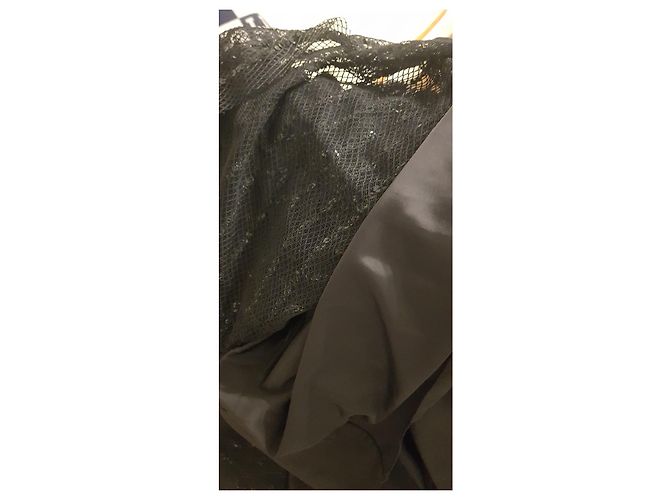 Red Valentino Abito nero in tulle e paillettes - vista 8
