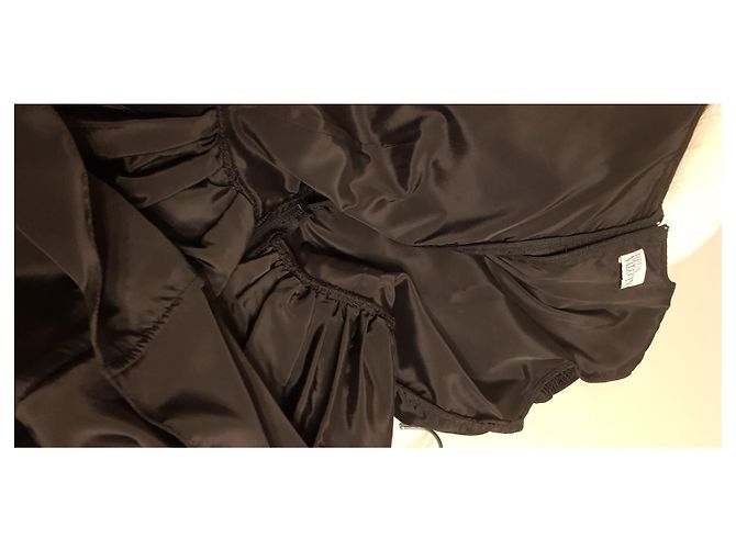 Red Valentino Abito nero in tulle e paillettes - vista 9