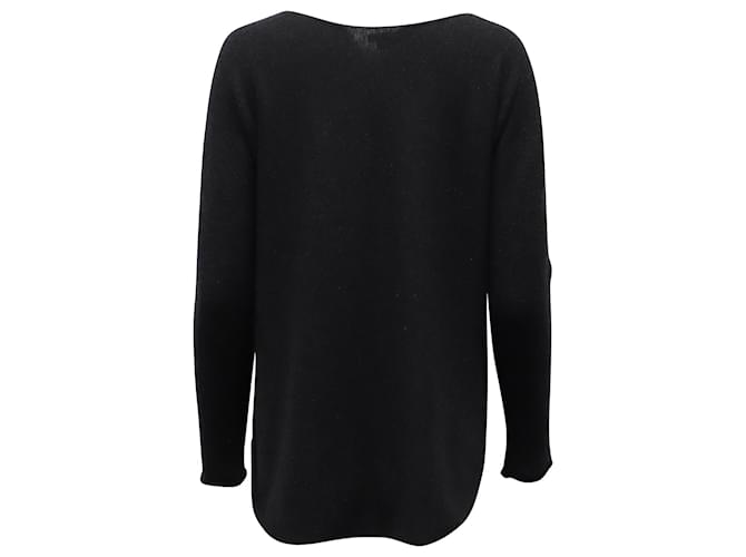 Vince Pullover mit U-Ausschnitt aus grauem Kaschmir - Ansicht 3
