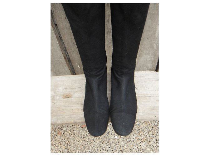 Gucci Overknee-Stiefel p 37 Schwarz - Ansicht 2