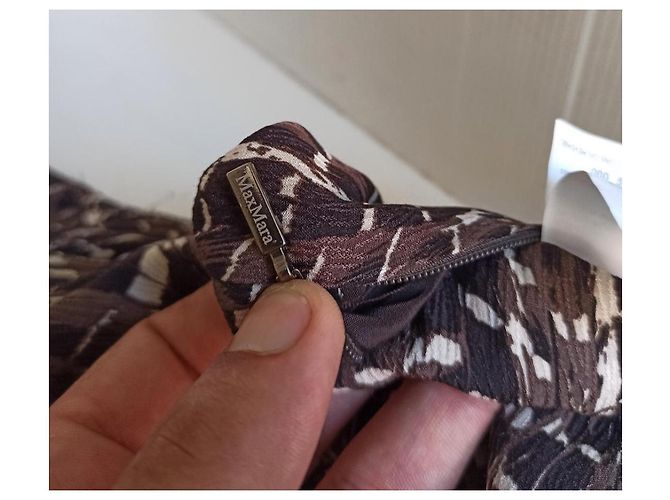 Max Mara abito seta maculato Multicolore - vista 2
