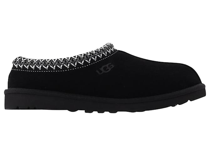 Pantoufles En Cuir Daim UGG Australia - Marron - Laine De Mouton - Pointure Homme US 1 (EU 31) - Occasion