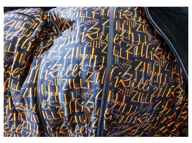 Zilli Fox Cappotto trapuntato in camoscio nero foderato in seta - vista 4