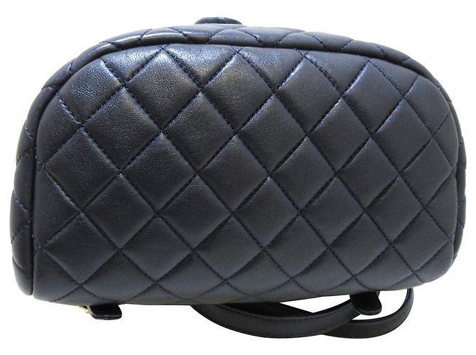 Mochila Chanel Blue Timeless Urban Spirit Azul Azul marino - vista 4