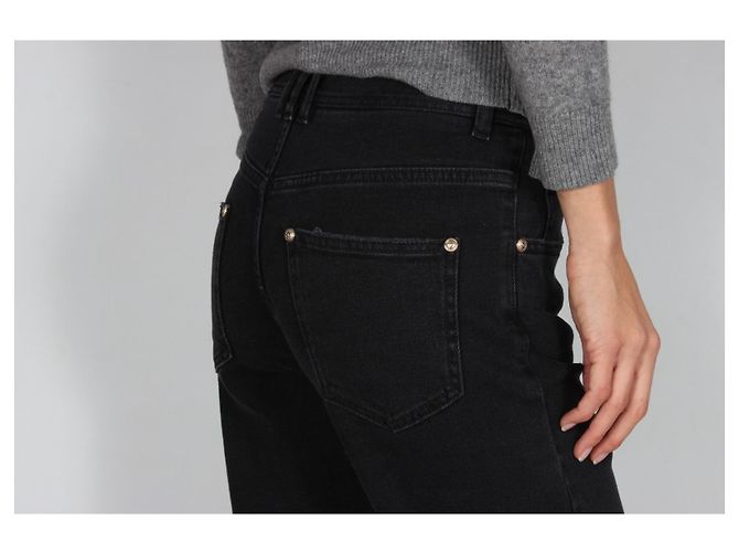Jeans Balmain in cotone nero Taglia 38 - vista 3