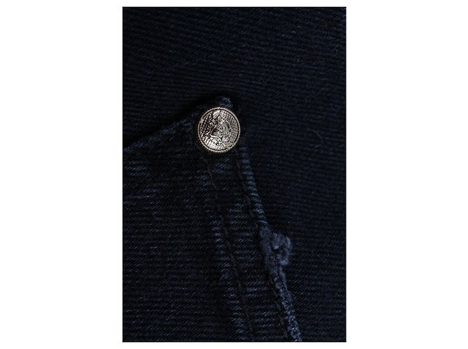 Jeans Balmain in cotone nero Taglia 38 - vista 6