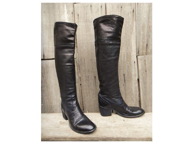 Autre Marque botas altas Fauzian Youth Negro - vista 2