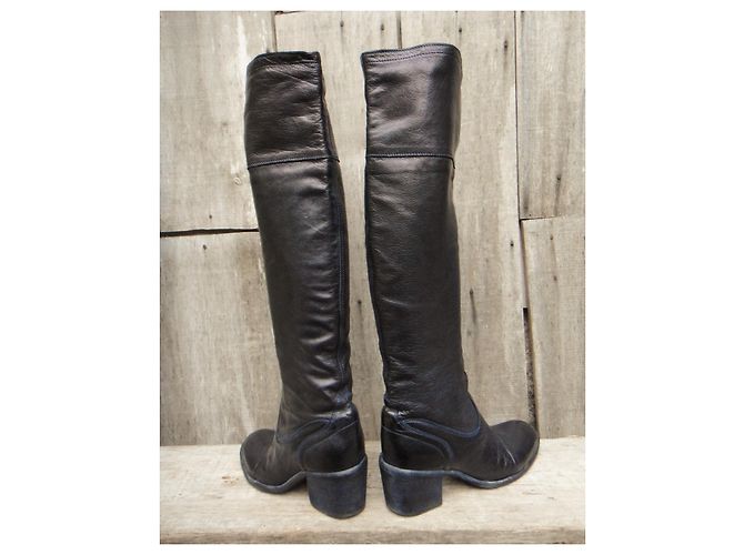 Autre Marque botas altas Fauzian Youth Negro - vista 4