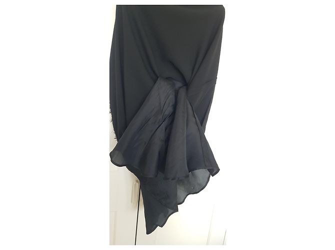 Bi Schwarz/Ecru Kleid Alexander WANG Aus weiß - Ansicht 12