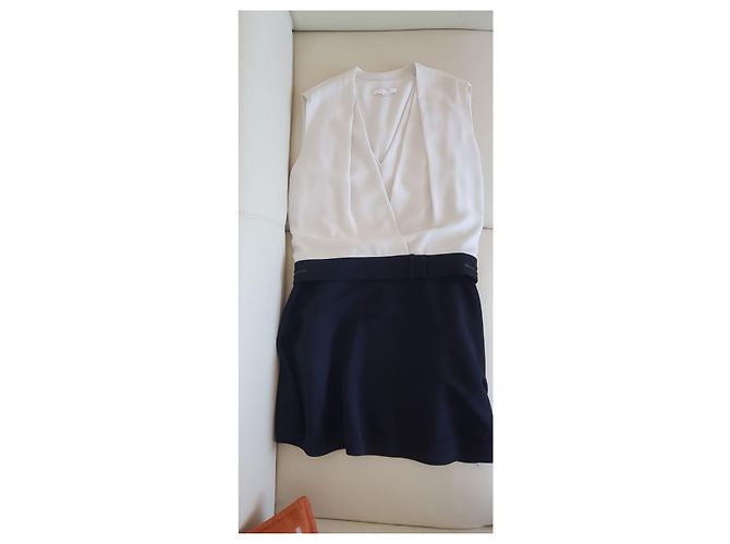 Bi Schwarz/Ecru Kleid Alexander WANG Aus weiß - Ansicht 13