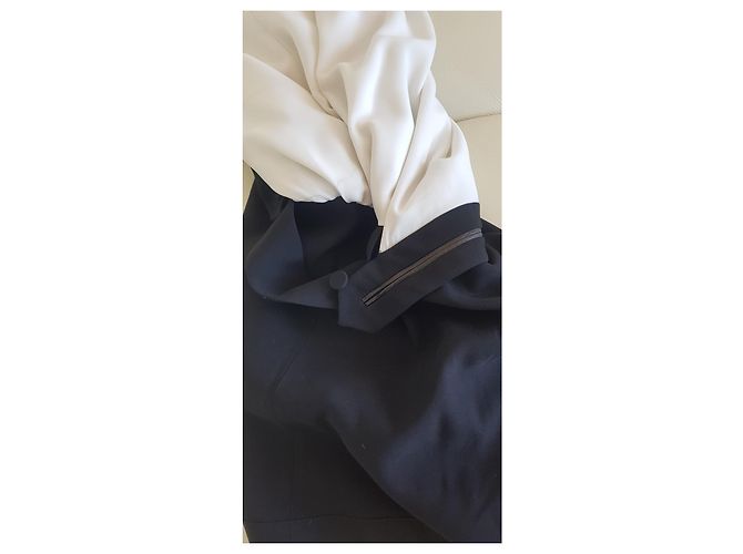 Bi Schwarz/Ecru Kleid Alexander WANG Aus weiß - Ansicht 14