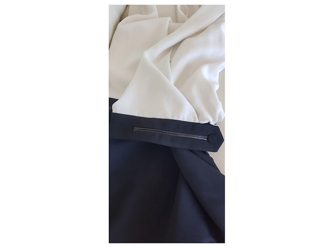 Bi Schwarz/Ecru Kleid Alexander WANG Aus weiß - Ansicht 15