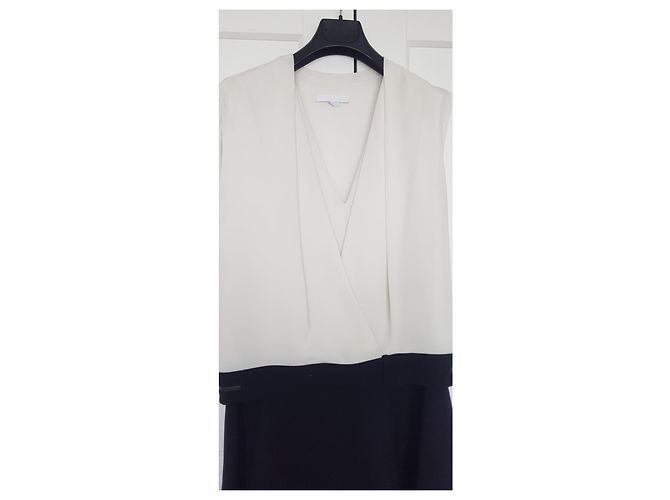 Bi Schwarz/Ecru Kleid Alexander WANG Aus weiß - Ansicht 4