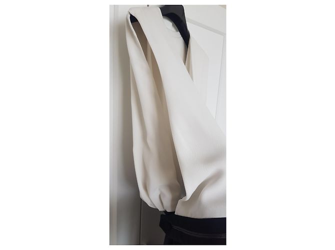 Bi Schwarz/Ecru Kleid Alexander WANG Aus weiß - Ansicht 9