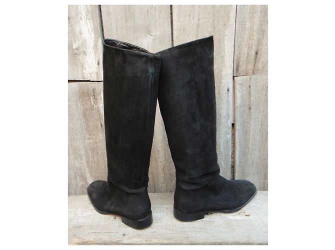 Botas Carel de ante negro 37,5 - vista 3