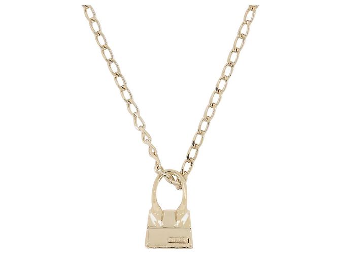 Jacquemus Collana Le Chiquito in ottone dorato - vista 2