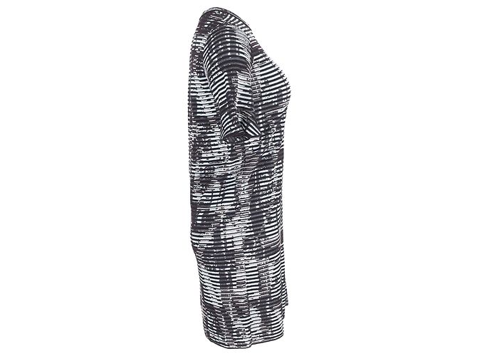 Vestido recto estampado Missoni en viscosa metalizada Metálico - vista 2