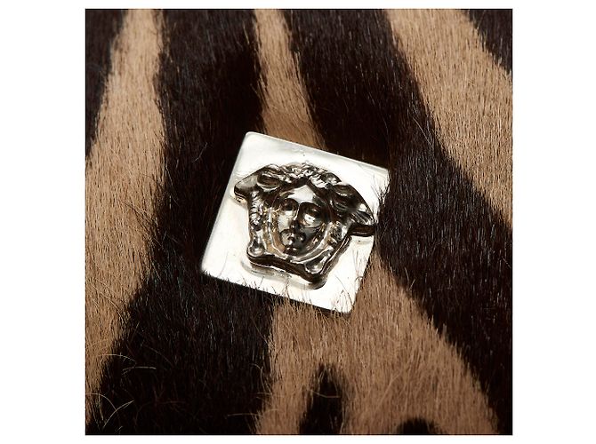 Portachiavi Medusa Versace Marrone - vista 4