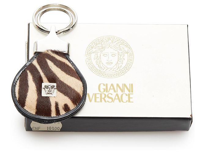Portachiavi Medusa Versace Marrone - vista 5