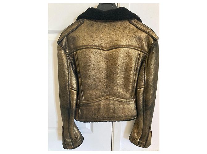 Ralph Lauren Alte goldene Wolljacke - Ansicht 2