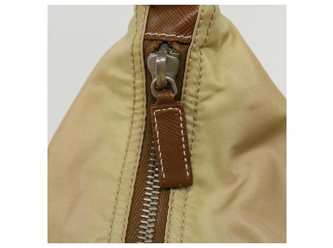 PRADA Borsa A Tracolla Nylon Beige Auth ar7222 - vista 18