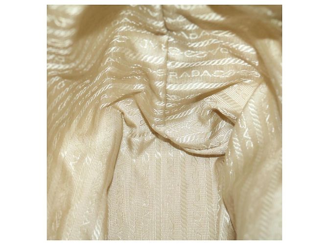 PRADA Borsa A Tracolla Nylon Beige Auth ar7222 - vista 22