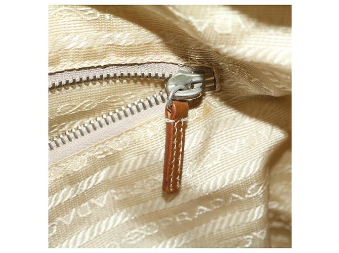 PRADA Borsa A Tracolla Nylon Beige Auth ar7222 - vista 23
