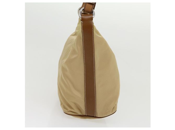 PRADA Borsa A Tracolla Nylon Beige Auth ar7222 - vista 4