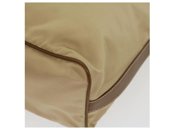 PRADA Borsa A Tracolla Nylon Beige Auth ar7222 - vista 8