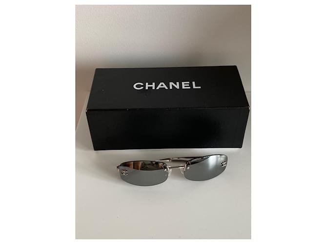 Chanel Lentes de sol Gris antracita - vista 6