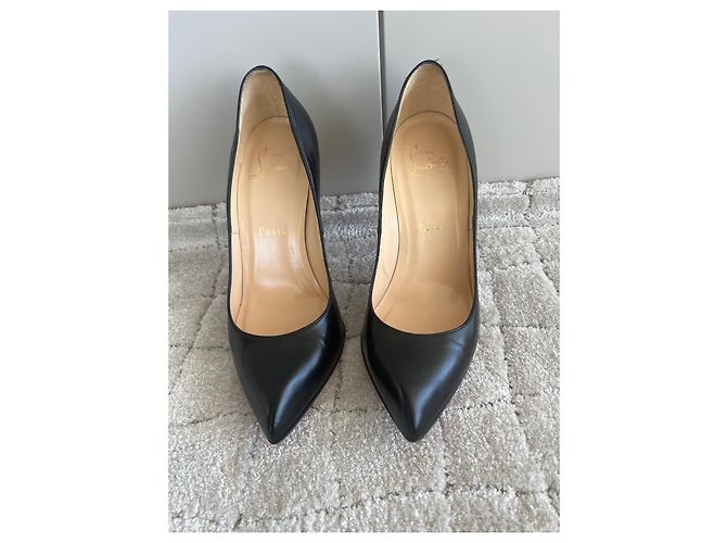 Décolleté Christian Louboutin in pelle nera 36 - vista 2