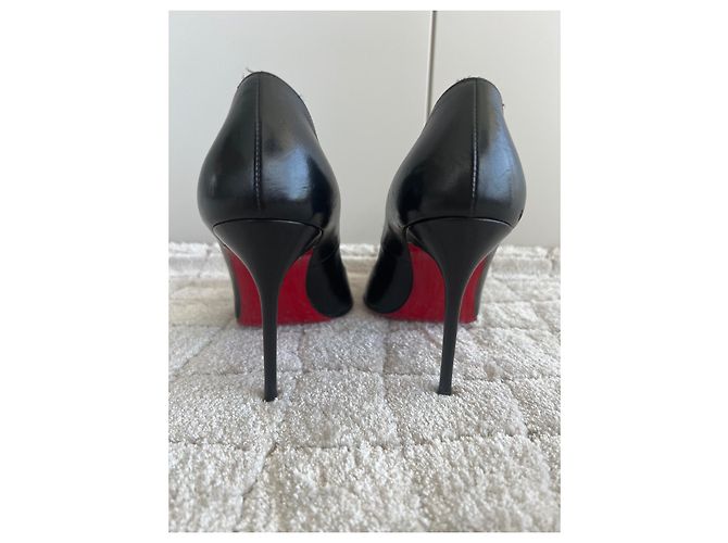 Décolleté Christian Louboutin in pelle nera 36 - vista 3