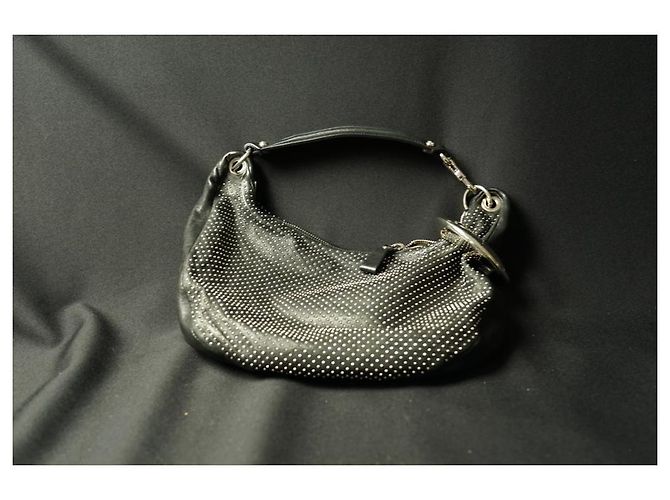 Borsa hobo Jimmy Choo con borchie Nero - vista 6
