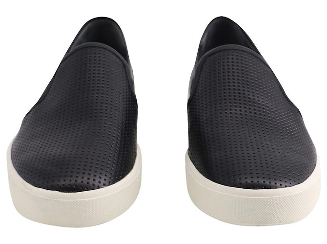Vince Blair 5 Sneakers Slip-On in Pelle di vitello Nera Pelle - vista 2
