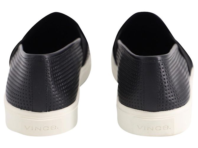 Vince Blair 5 Sneakers Slip-On in Pelle di vitello Nera Pelle - vista 4