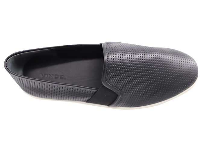 Vince Blair 5 Sneakers Slip-On in Pelle di vitello Nera Pelle - vista 6