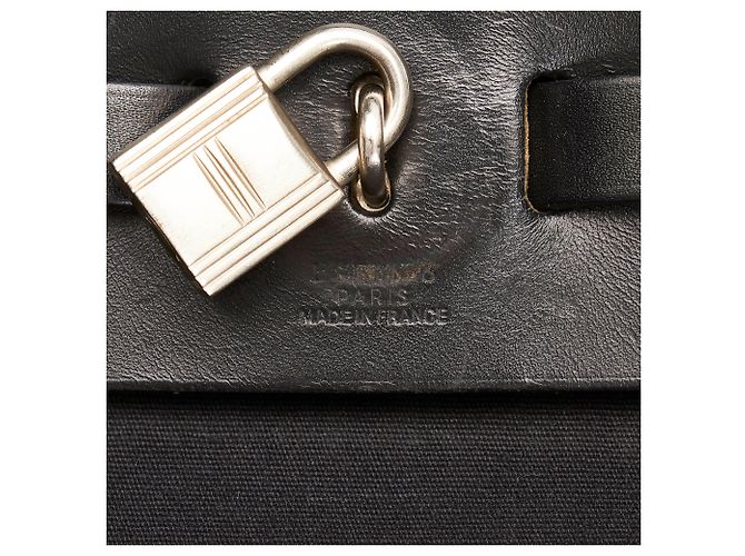 Hermès Hermes Black Herbag Rucksack Schwarz - Ansicht 6