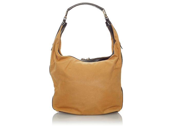 Gucci Borsa a tracolla in tela marrone web Multicolore Beige - vista 3