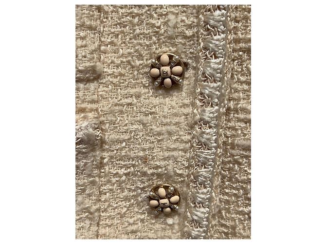 Chanel Falda elegante Beige - vista 10