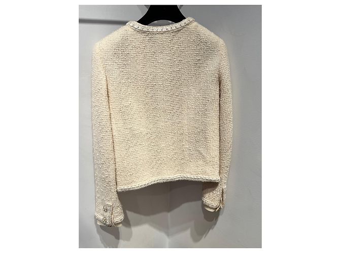 Chanel Falda elegante Beige - vista 8
