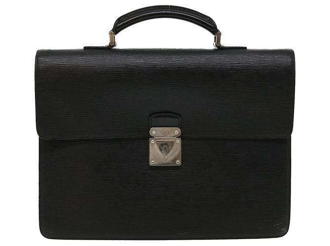 LOUIS VUITTON Epi Robusto 1 Borsa da lavoro nera M54532 LV Aut pt3352 Nero - vista 13